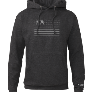 Info Flag Hoodie | Charcoal