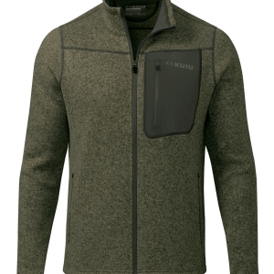 Base Camp Full Zip Sweater | Olive Heather