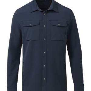 Blockfield Fleece Shirt Jacket | Steel Blue