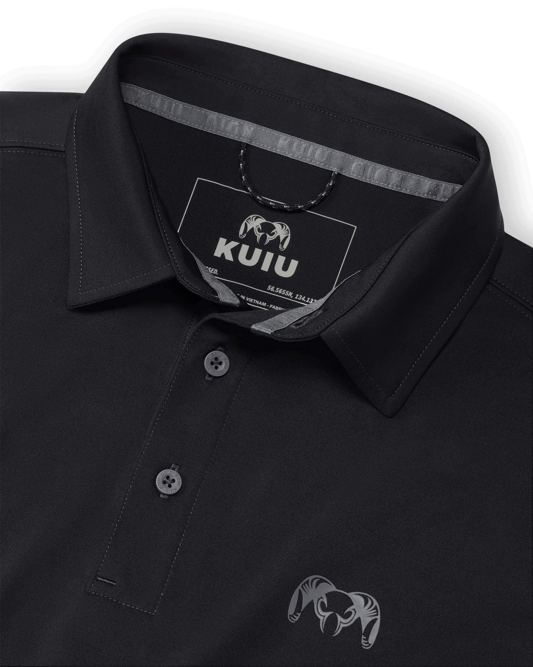 KUIU Performance Polo | Black - Image 2