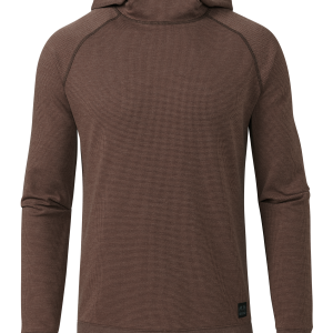 Canyon Waffle Hoodie | Cedar Heather