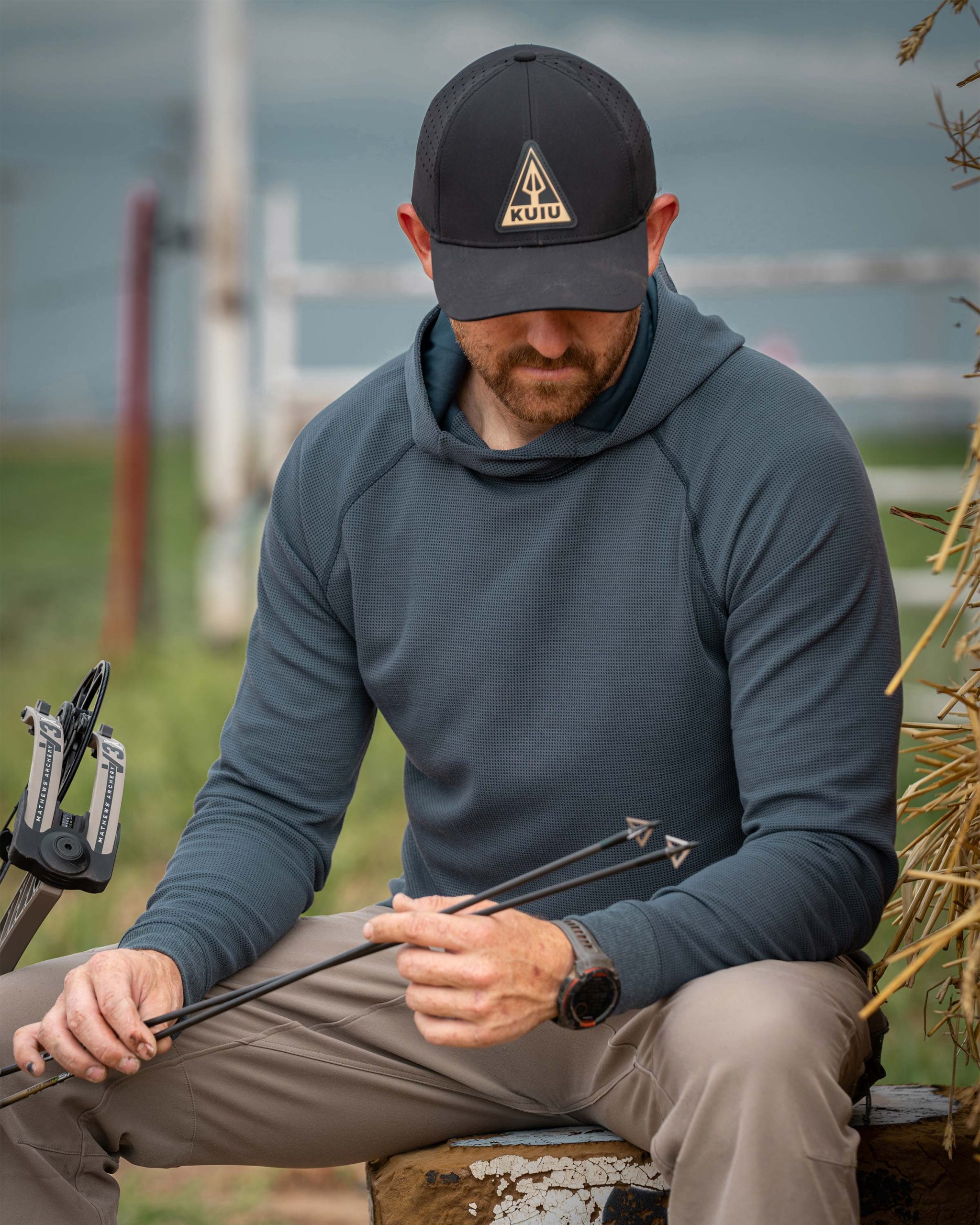 Canyon Waffle Hoodie | Cedar Heather - Image 6