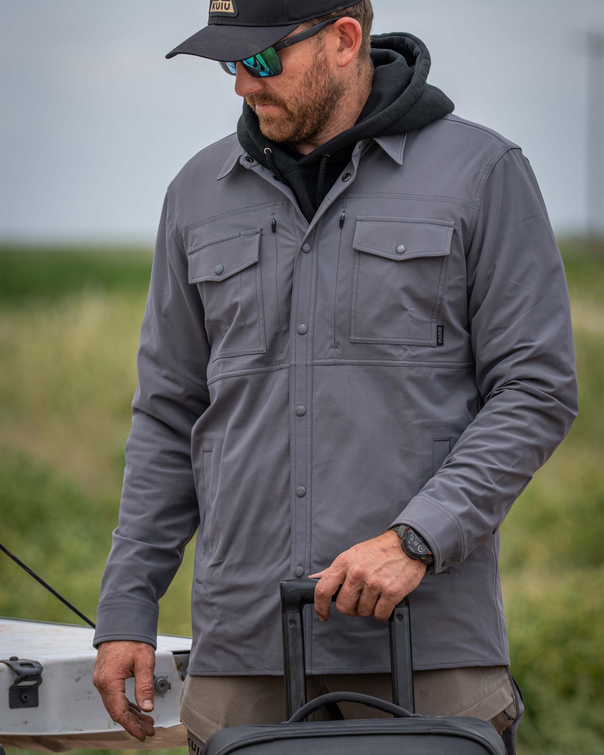 Tour Shirt Jacket | Dark Sage - Image 2