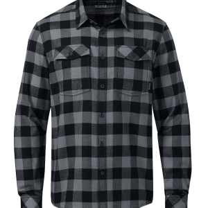 Field Flannel Shirt | Gunmetal Buffalo Check