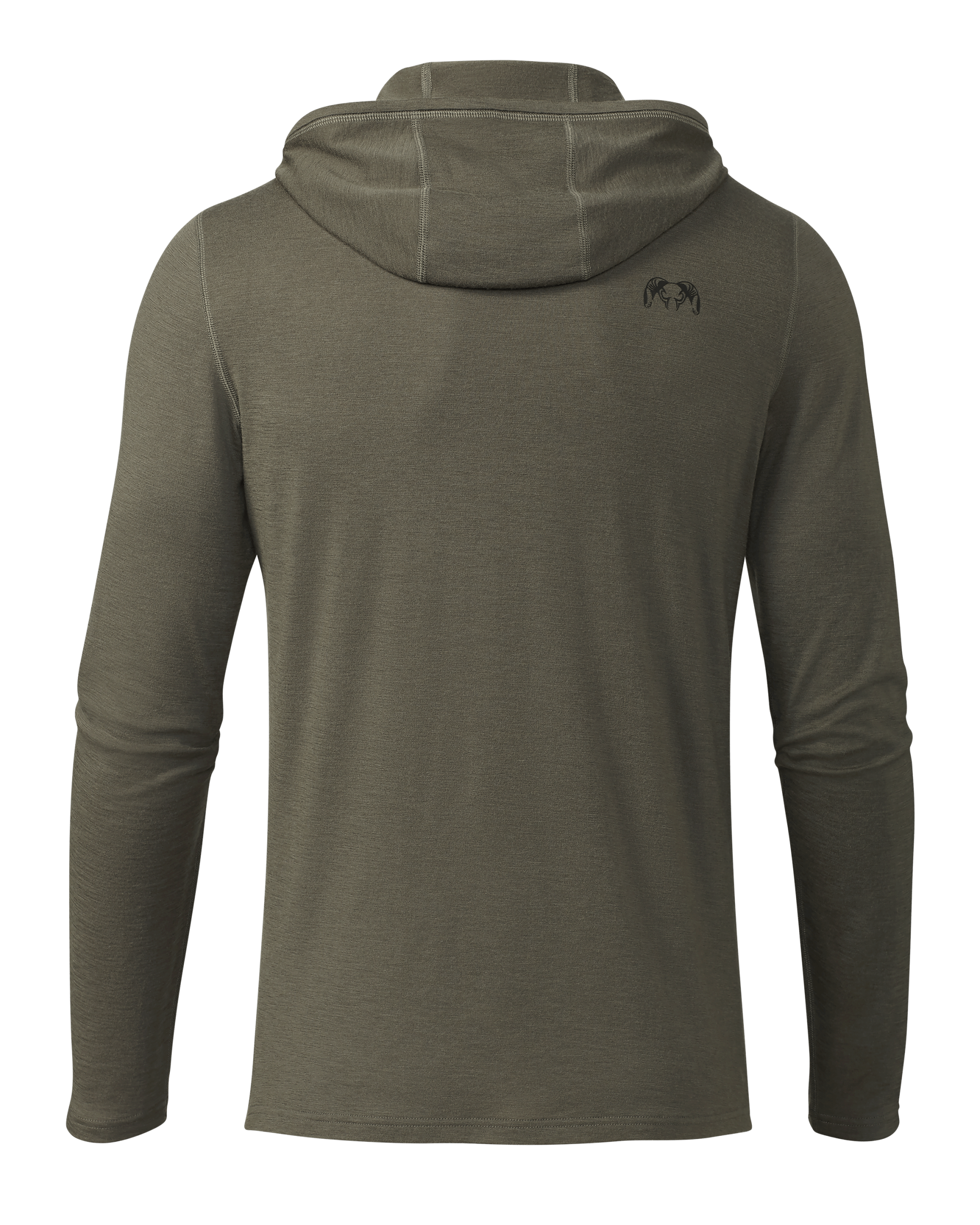 ULTRA Merino 120 LT LS Hoodie | Ash - Image 2