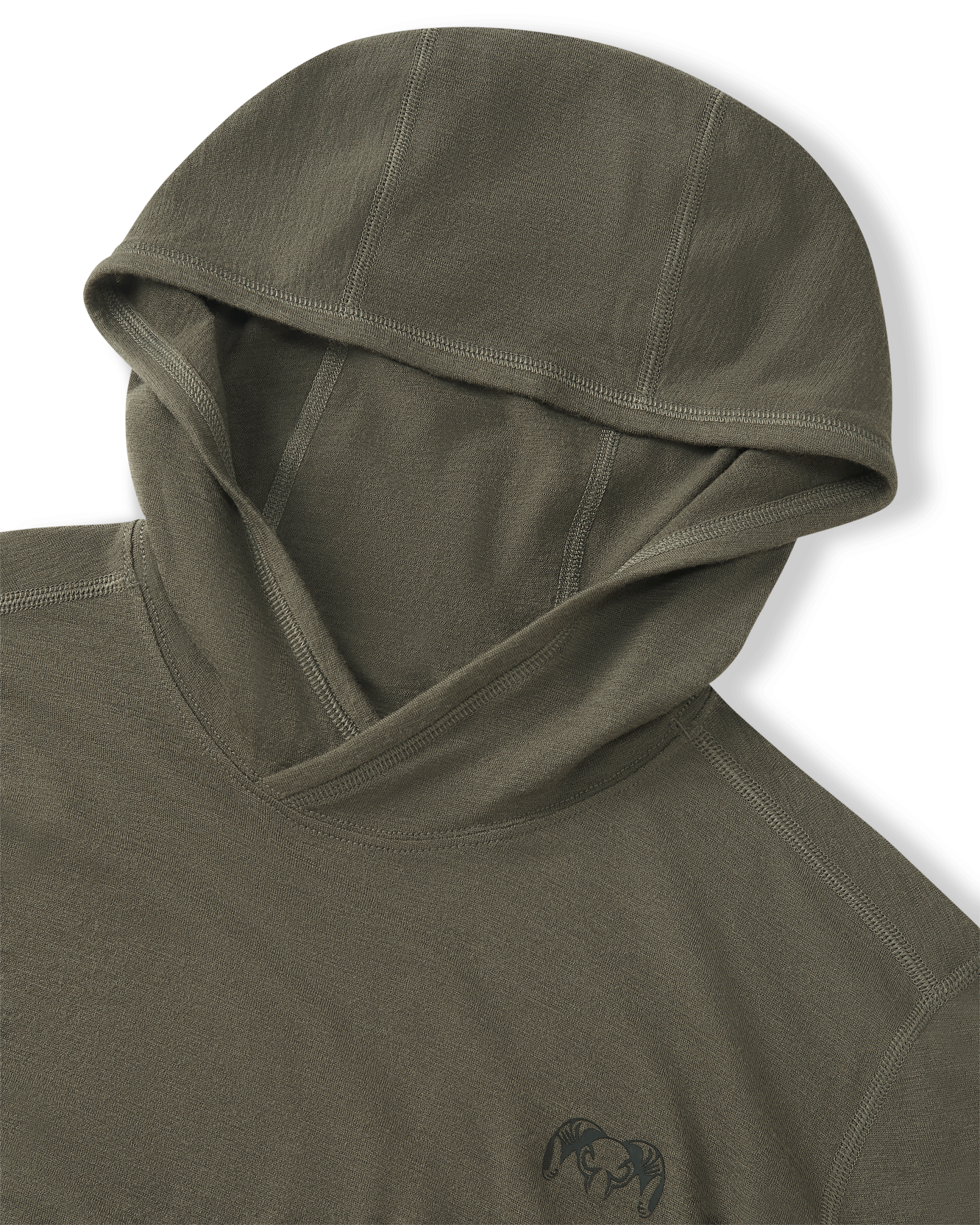 ULTRA Merino 120 LT LS Hoodie | Ash - Image 4