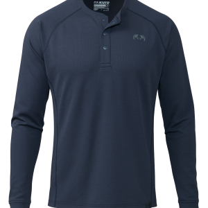 PRO Merino 200 Henley | Steel Blue