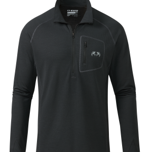 PRO Merino 200 Zip-T | Black