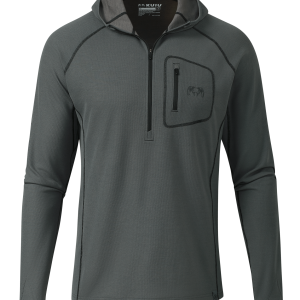 PRO Merino 200 Zip-T Hoodie | Gunmetal