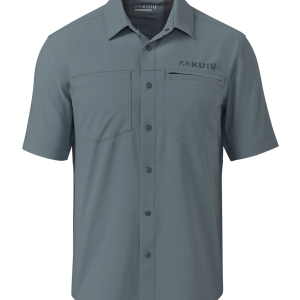 Mesa Vented SS Snap Shirt | Slate
