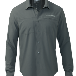 Mesa Vented LS Snap Shirt | Stone