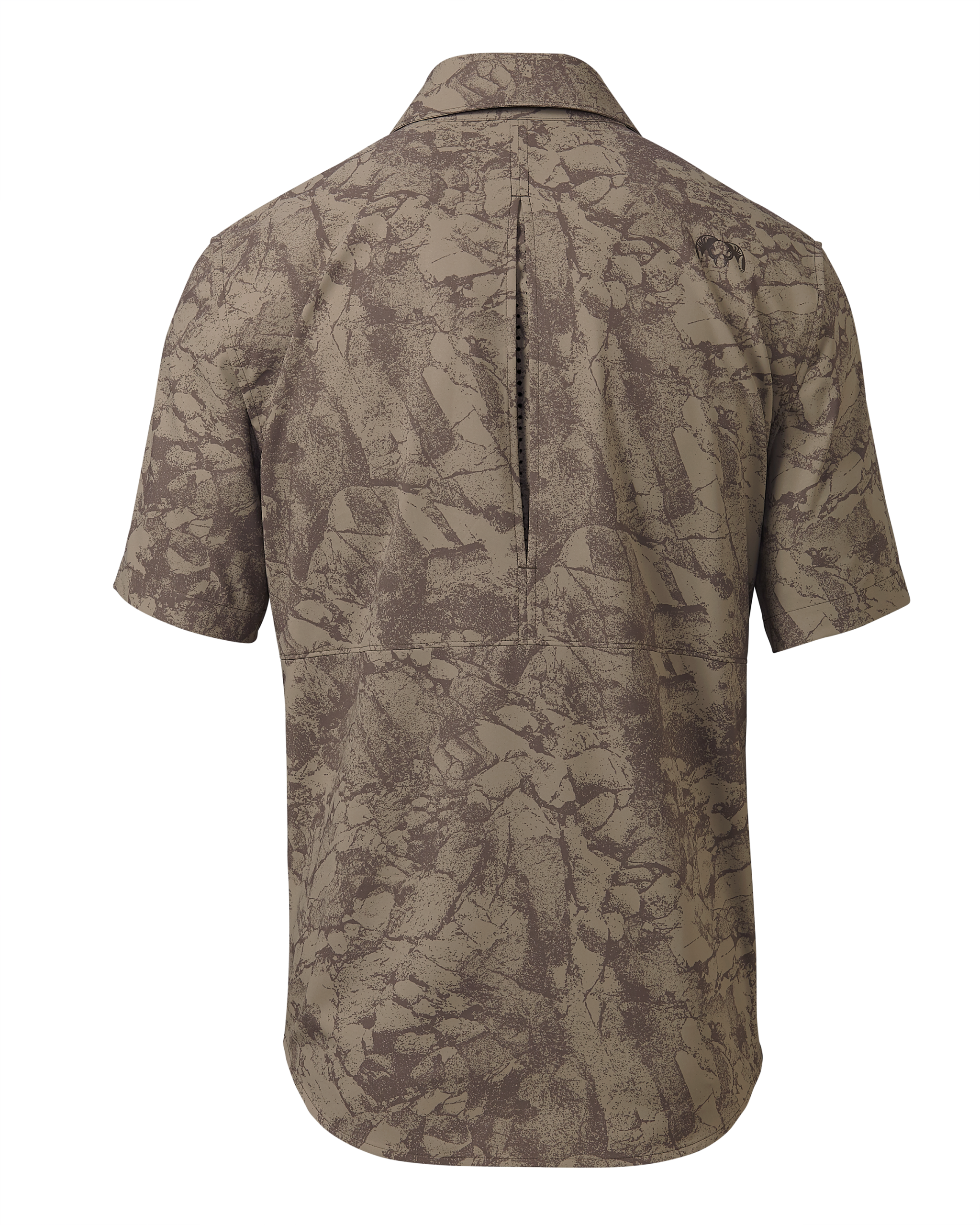 Mesa Vented SS Snap Shirt Gritstone | Silt Gritstone - Image 2