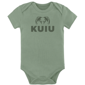 KUIU Stacked Logo Baby One-Piece | Thyme