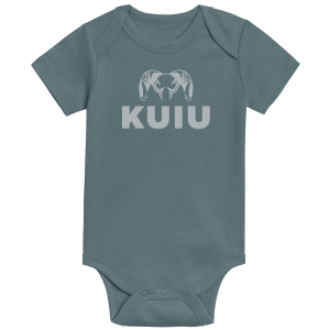 KUIU Stacked Logo Baby One-Piece | Harbor