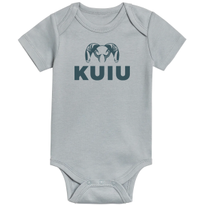 KUIU Stacked Logo Baby One-Piece | Mist