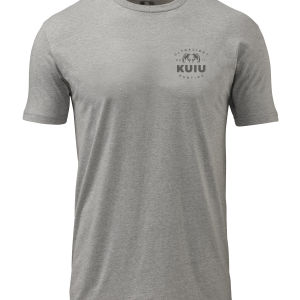 KUIU Ultralight Chest Logo T-Shirt | Heather Grey