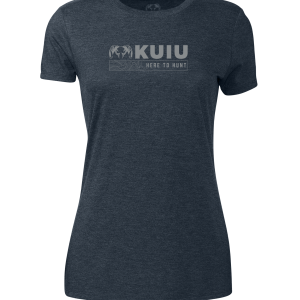 KUIU Women's Topo Here to Hunt T-Shirt | Midnight Navy