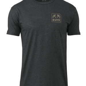 KUIU Square Chest Logo T-Shirt | Charcoal