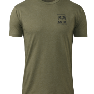 KUIU Square Chest Logo T-Shirt | Military Green