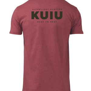 KUIU Here to Hunt Back Logo T-Shirt | Cardinal