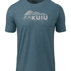KUIU Flag Block Logo T-Shirt | Indigo