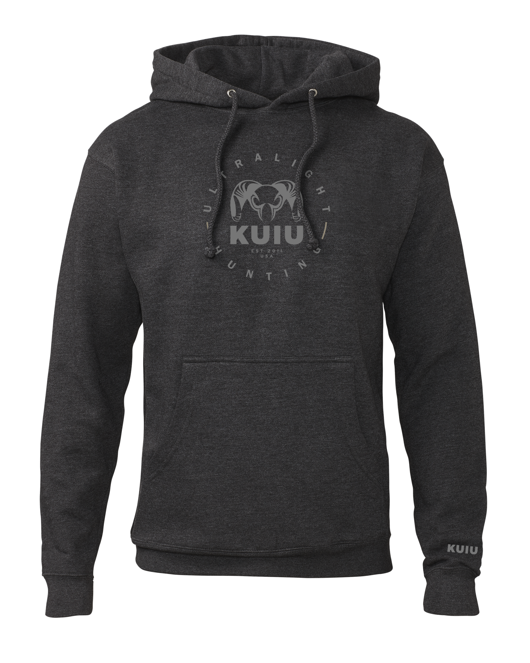 KUIU Ultralight Hunting Circle Hoodie | Charcoal