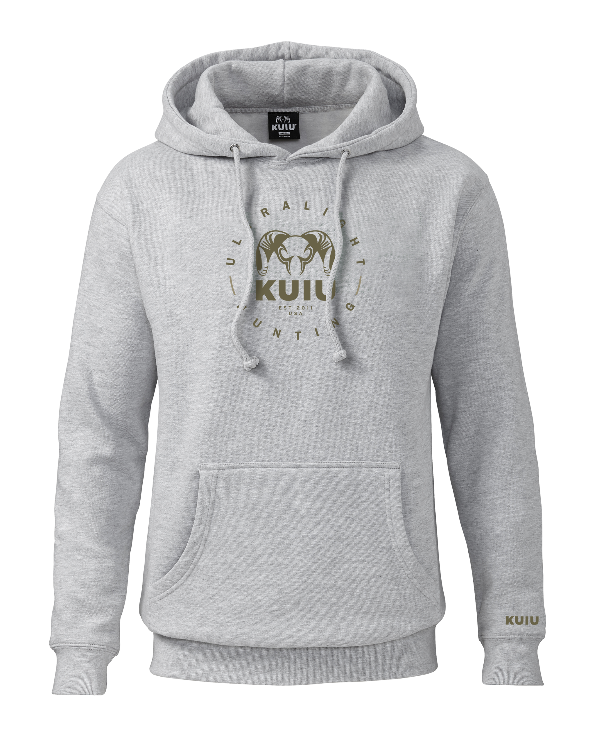 KUIU Ultralight Hunting Circle Hoodie | Heather Grey