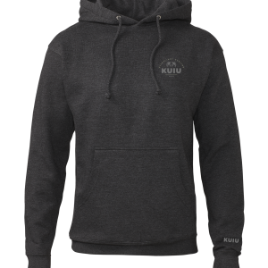 KUIU Stacked Chest Logo Hoodie | Charcoal