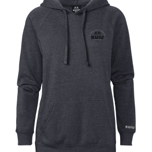KUIU Women's Stacked Chest Logo Hoodie | Midnight Navy