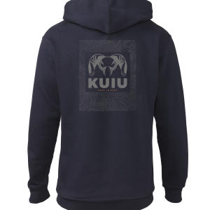 KUIU Topo Back Logo Hoodie | Navy