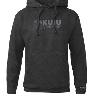 KUIU Topo Here to Hunt Hoodie | Charcoal