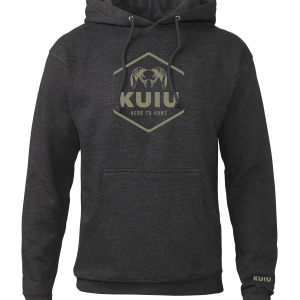 KUIU Stacked Here to Hunt Hoodie | Charcoal