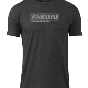 KUIU Here to Hunt Gritstone T-Shirt | Charcoal