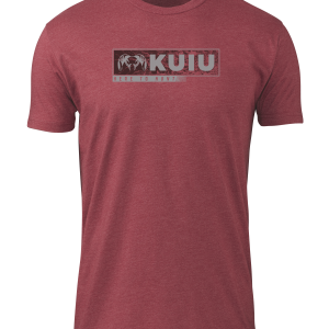 KUIU Here to Hunt Gritstone T-Shirt | Cardinal