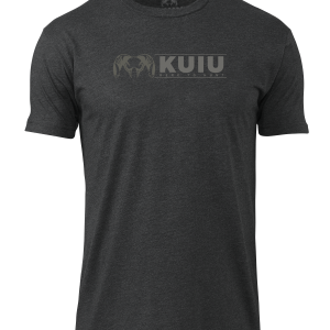 KUIU Here to Hunt Logo T-Shirt | Charcoal