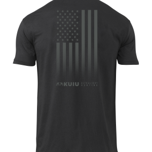 KUIU Vertical Flag Logo T-Shirt | Black