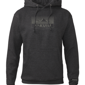 KUIU Ultralight Mountain Logo Hoodie | Charcoal