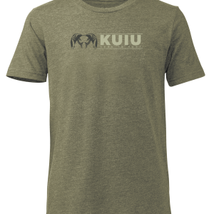 Youth Here to Hunt Logo T-Shirt | Military Green