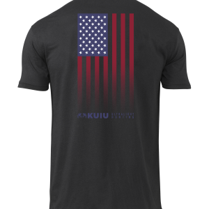 KUIU Vertical Flag Fade T-Shirt | Black