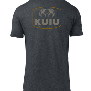 KUIU Here to Hunt Patch T-Shirt | Charcoal