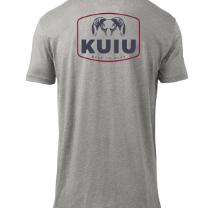 KUIU Here to Hunt Patch T-Shirt | Heather Grey