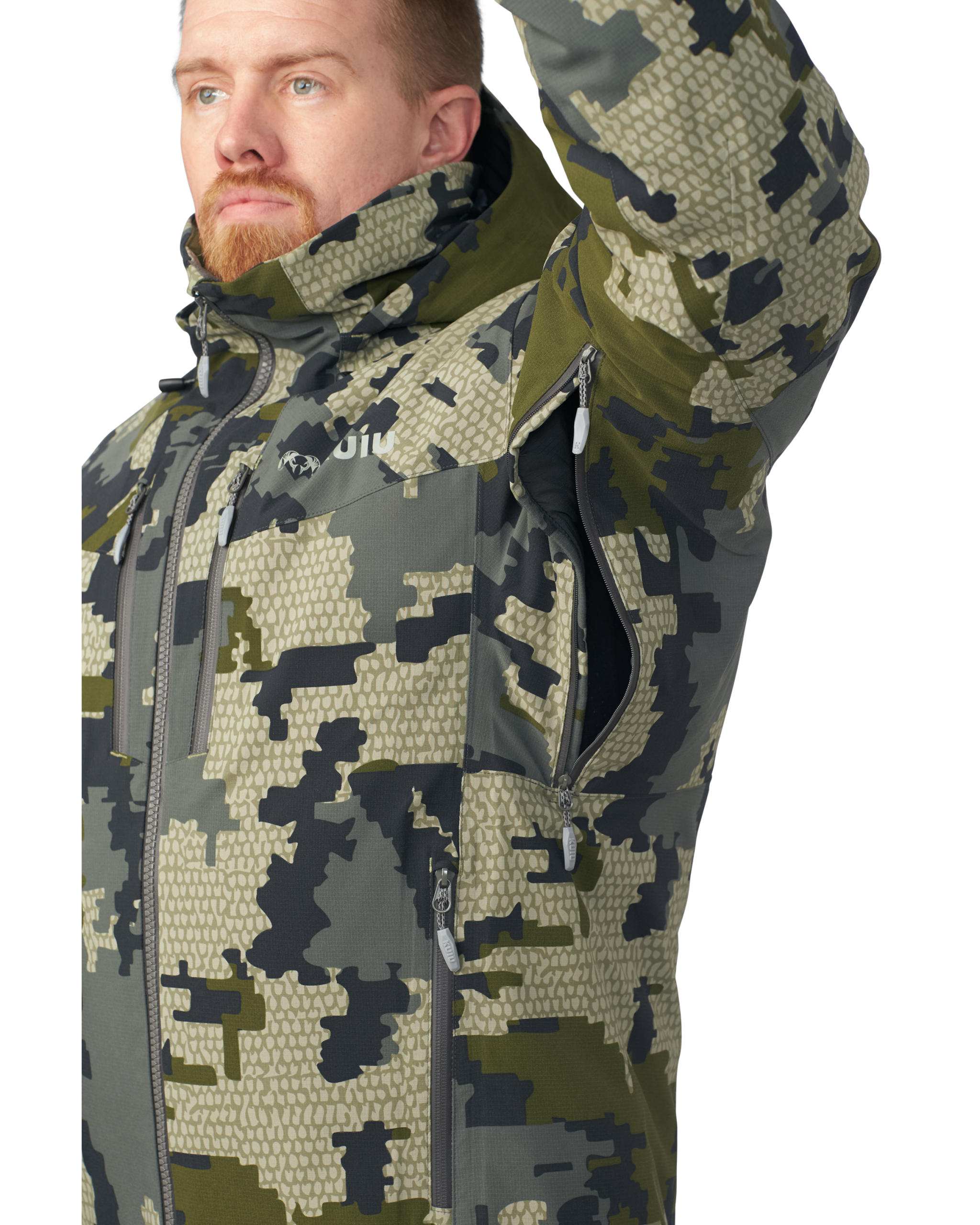 KUIU Kutana Gale Force Hooded Jacket | Verde - Image 3