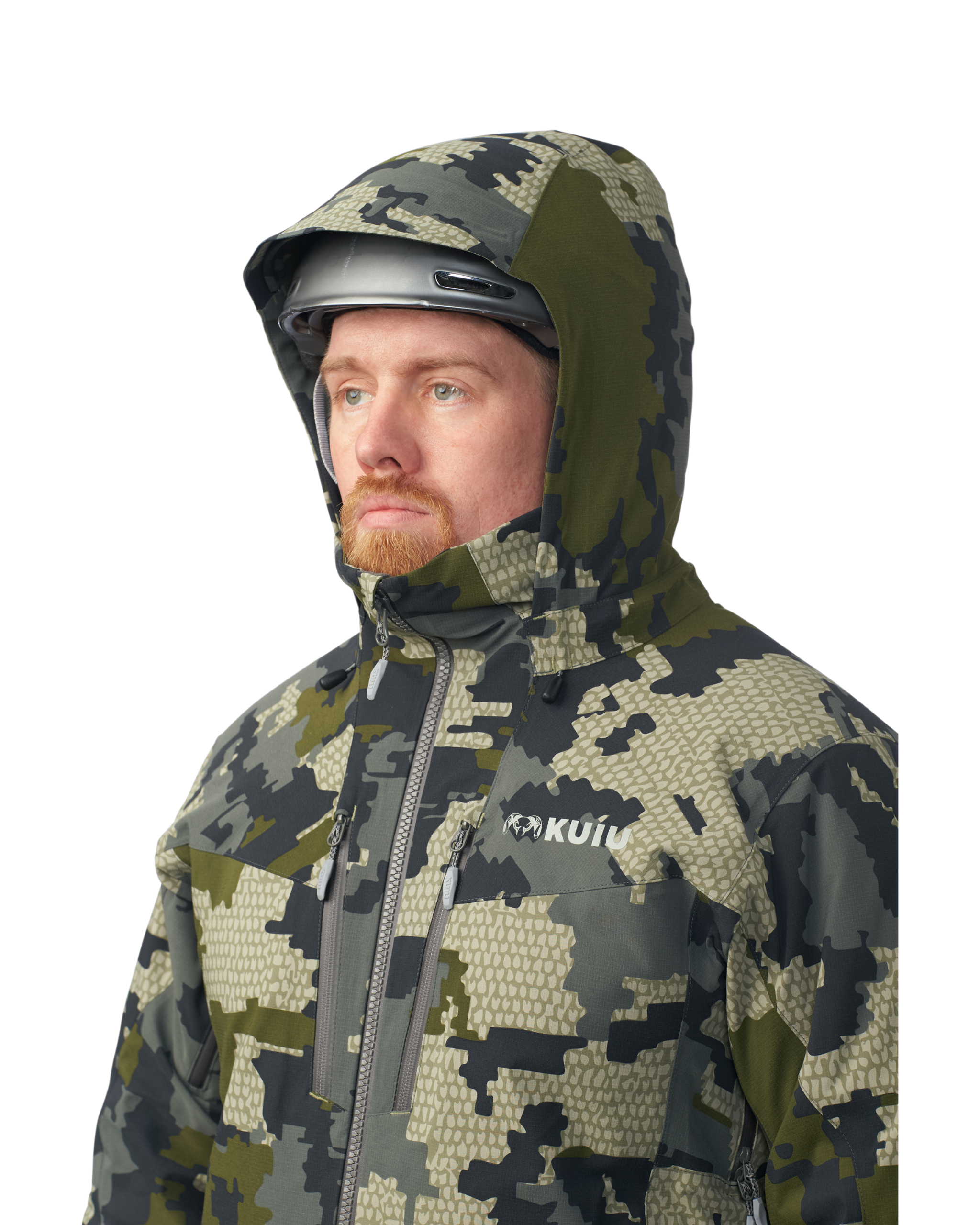 KUIU Kutana Gale Force Hooded Jacket | Verde - Image 6