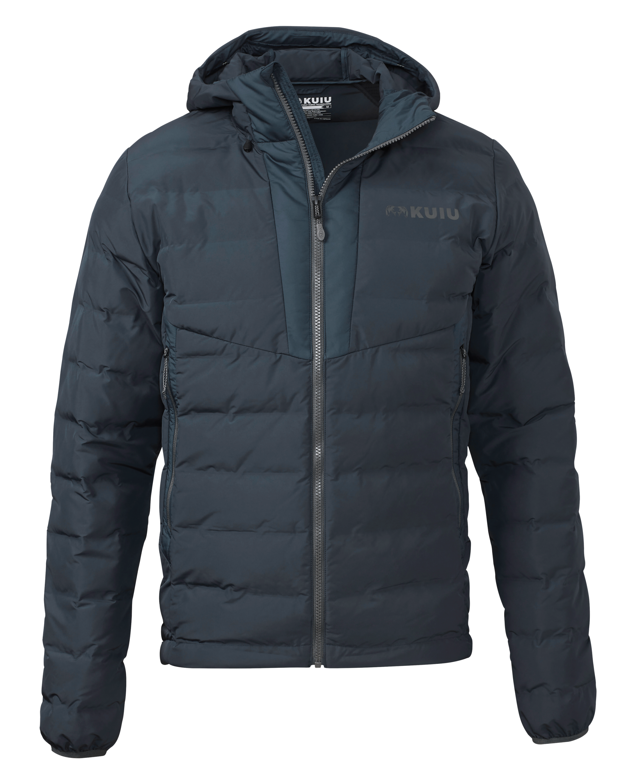 Outlet Elements Hooded Jacket | Steel Blue
