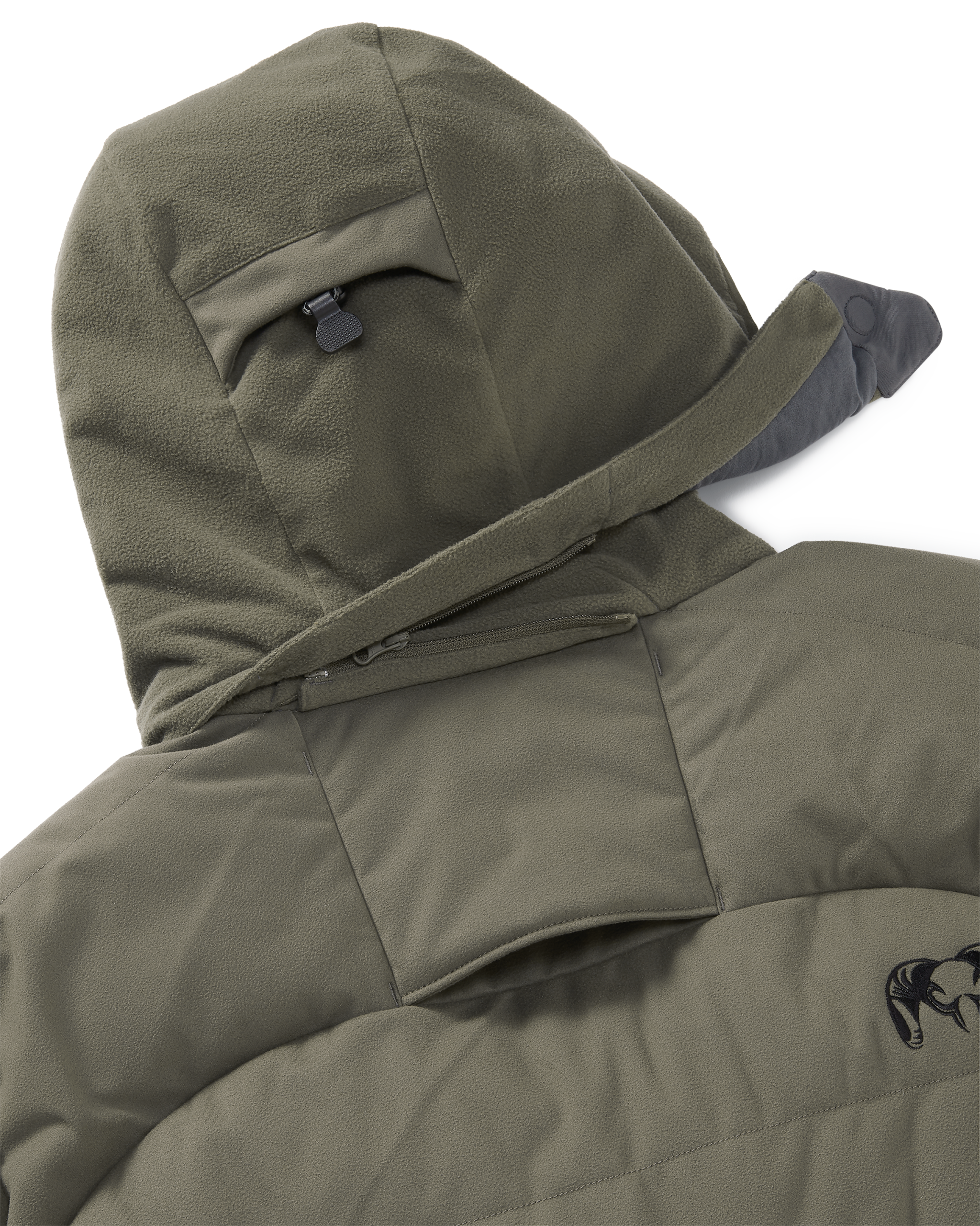 Super Down Haven Hooded Jacket | Ash - Image 3