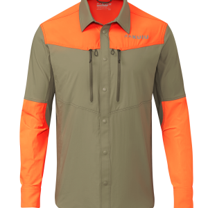 Upland Sporter Shirt | Khaki/Blaze Orange
