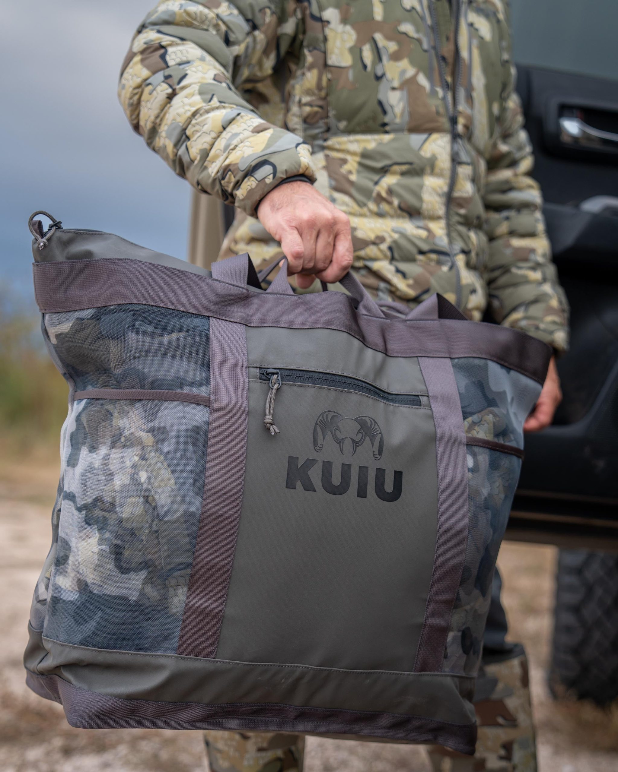 KUIU 3500 Mesh Tote Bag | Gunmetal - Image 5