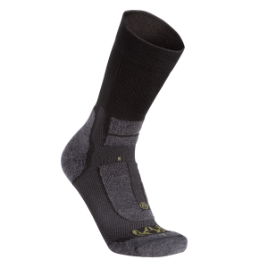 StrongWool Hybrid Crew Sock | Grey Green