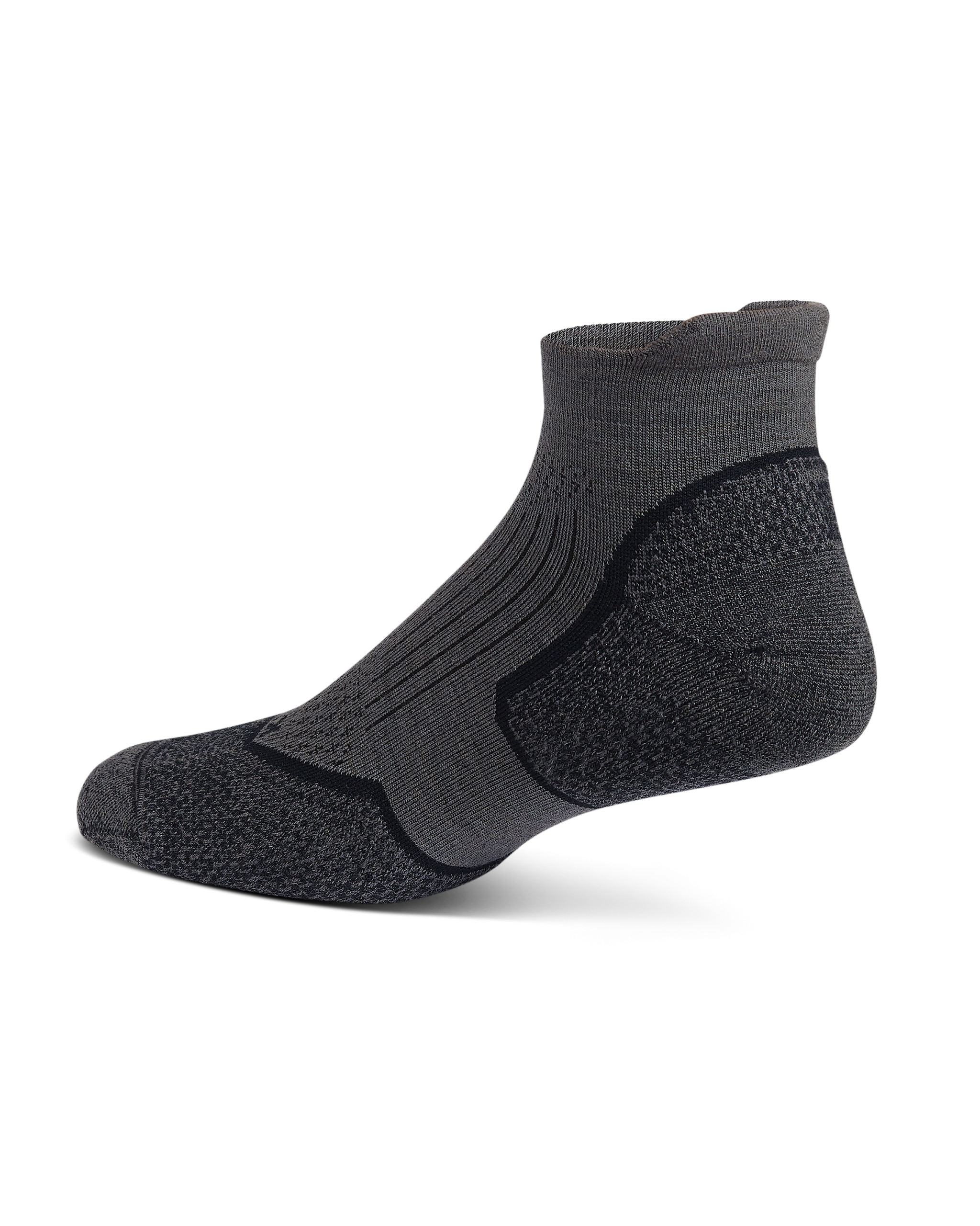 Merino 200N Lightweight Ankle Sock | Gunmetal - Image 2