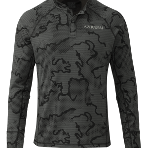Ridgepoint Fleece Henley | Black Tonal